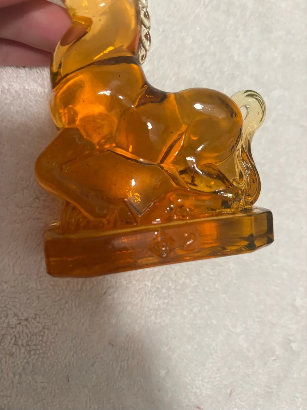 Golden Delight Rare Glows Joey the Horse Boyd glass